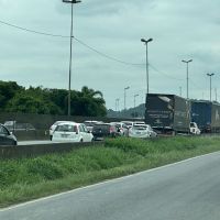 A Contorno Sul está travada nesta manhã