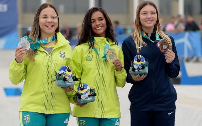 El skate asegura dos medallas de oro y una de plata para Brasil