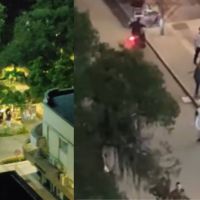 Briga de torcidas causa pânico no centro de Itajaí