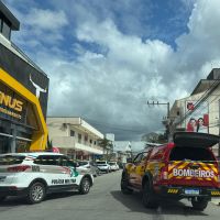 Enxame de abelhas interdita ruas centrais de Camboriú
